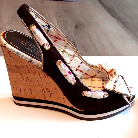 Coach Wedges - Picture 1 of 3